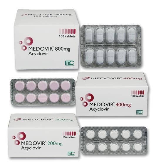 Medovir  200mg tab. N10 (aciclovirum)