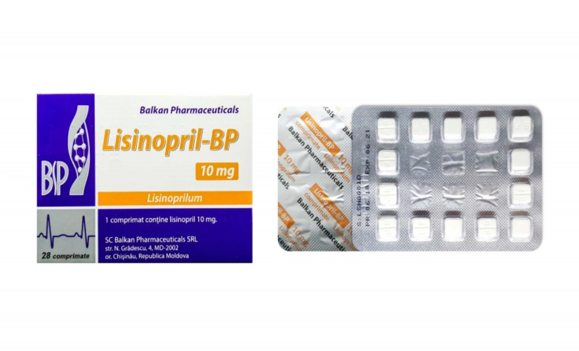 Лизиноприл-BP, таблетки 10 мг, N30