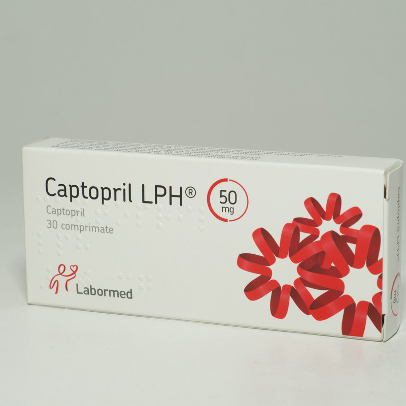 Captopril LPH 50 mg comprimate 50 mg N10x3