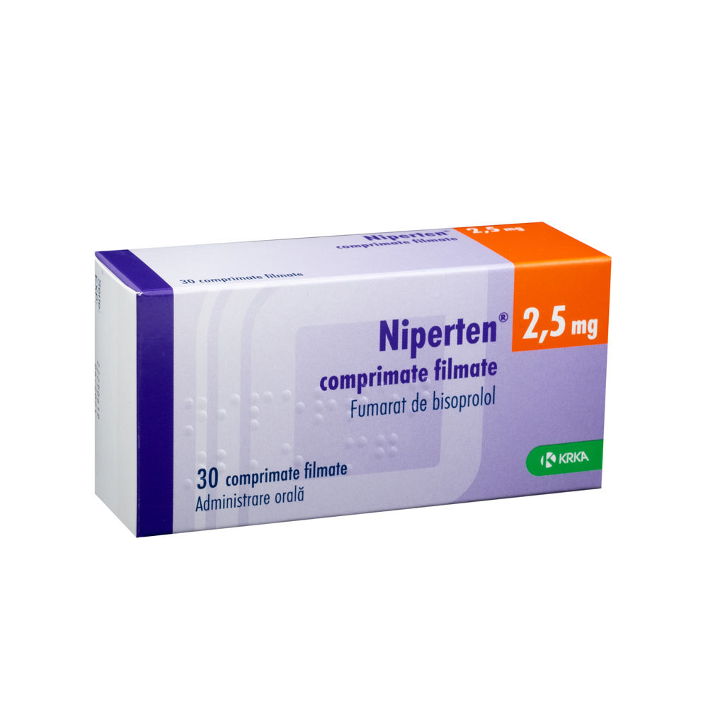 Niperten comprimate filmate 2,5 mg N10x3