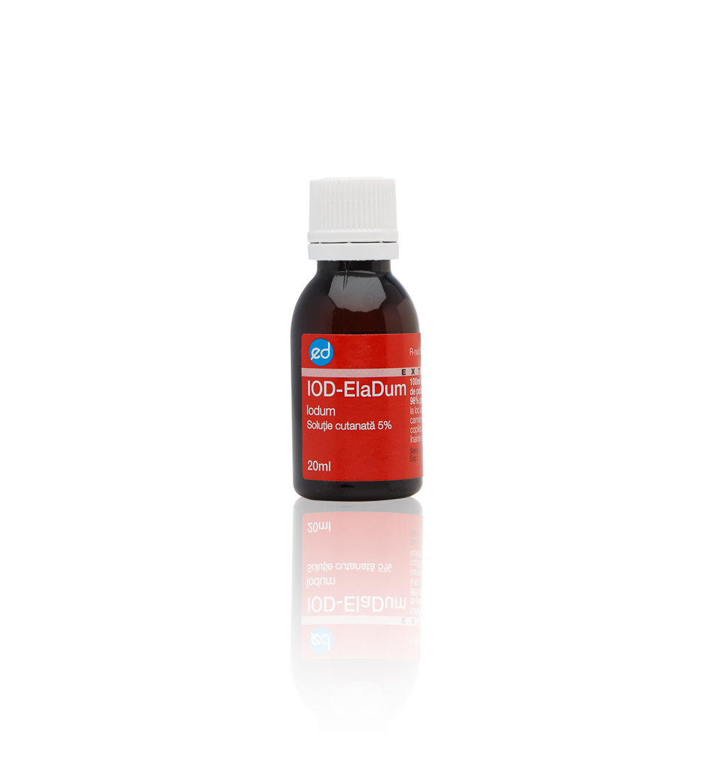 Iod 5%, 20 ml, ElaDum