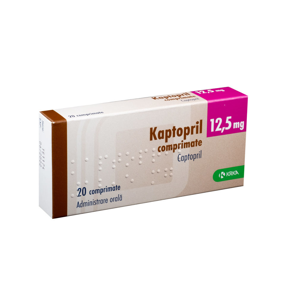 Kaptopril12,5 mg comprimate N10x2
