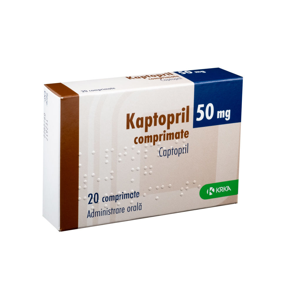 Kaptopril 50 mg comprimate N10x2
