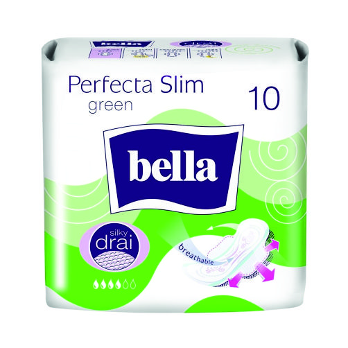 Прокладки BELLA Perfecta Green silky drain N10 (*5)