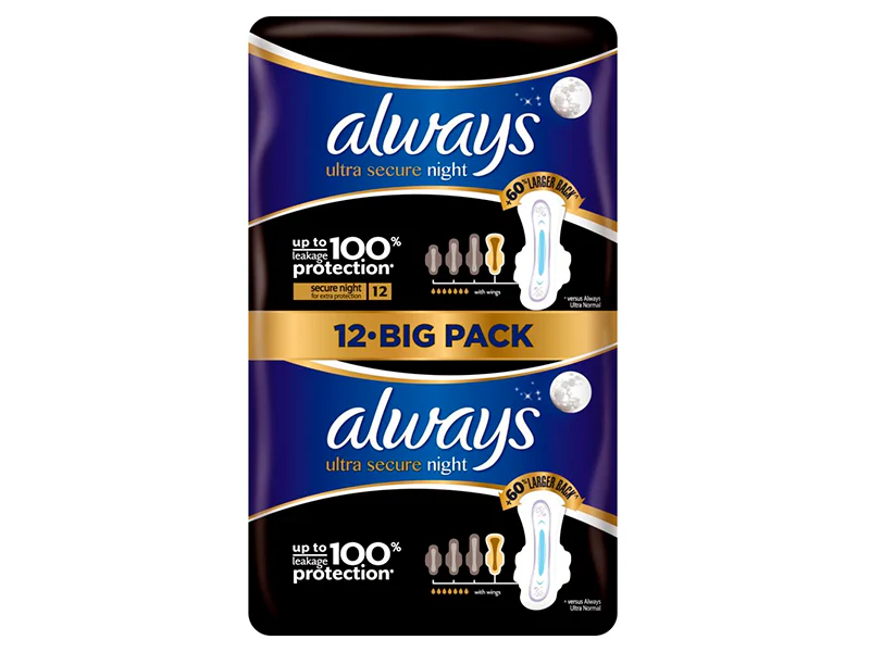 Прокладки ALWAYS Ultra Night Duo N12 (*6)