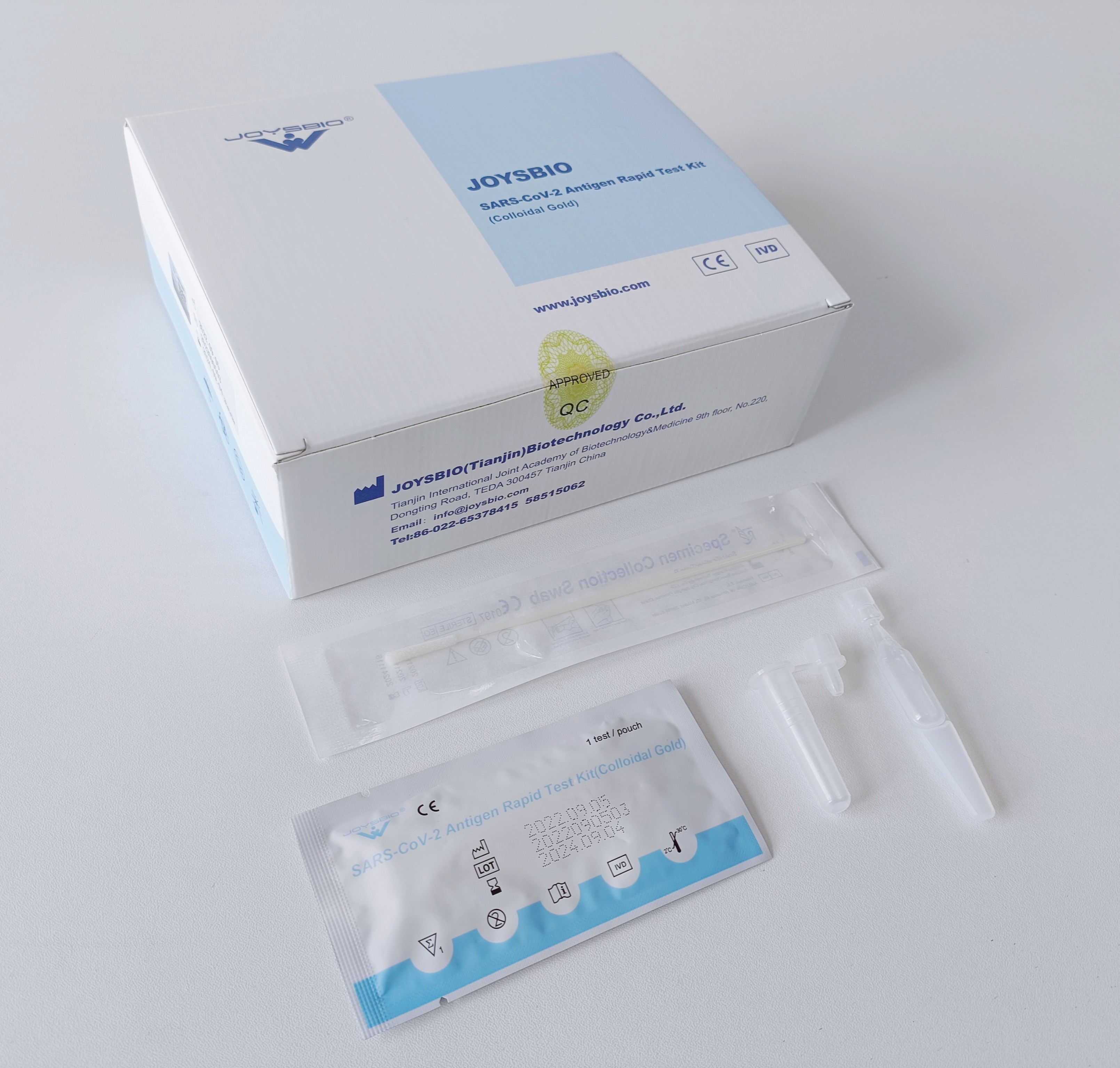 Тесты KIT COVID-19, Antigen Rapid, образец из носоглотки, with diluent buffer 