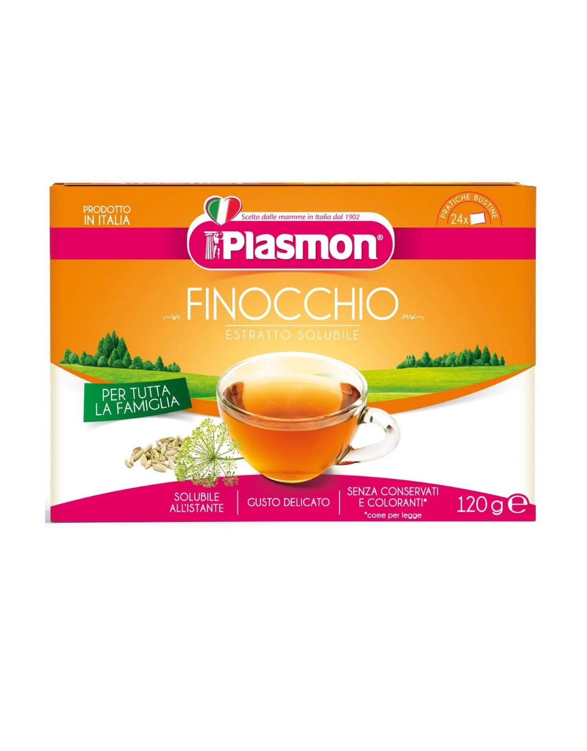 Ceai de fenicul, 24 doze, Plasmon 