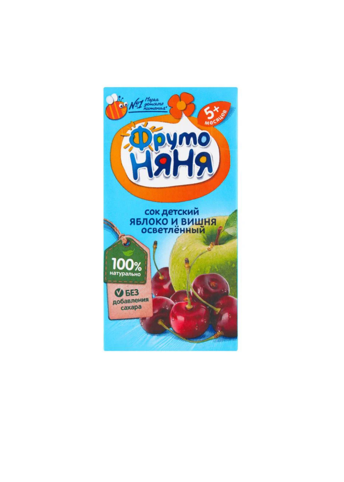 Fruto Neanea suc „Mere-Vișine” limpede, N18×200 ml