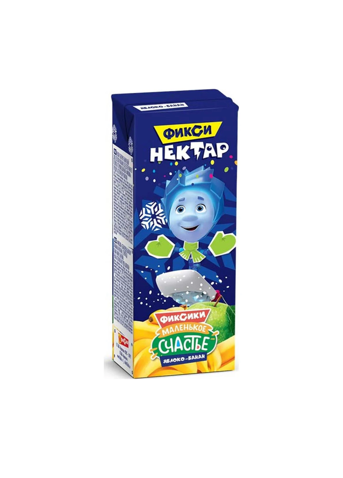 Suc-nectar ФИКСИ, ФРУТИ „Măr-Banană” 200 ml