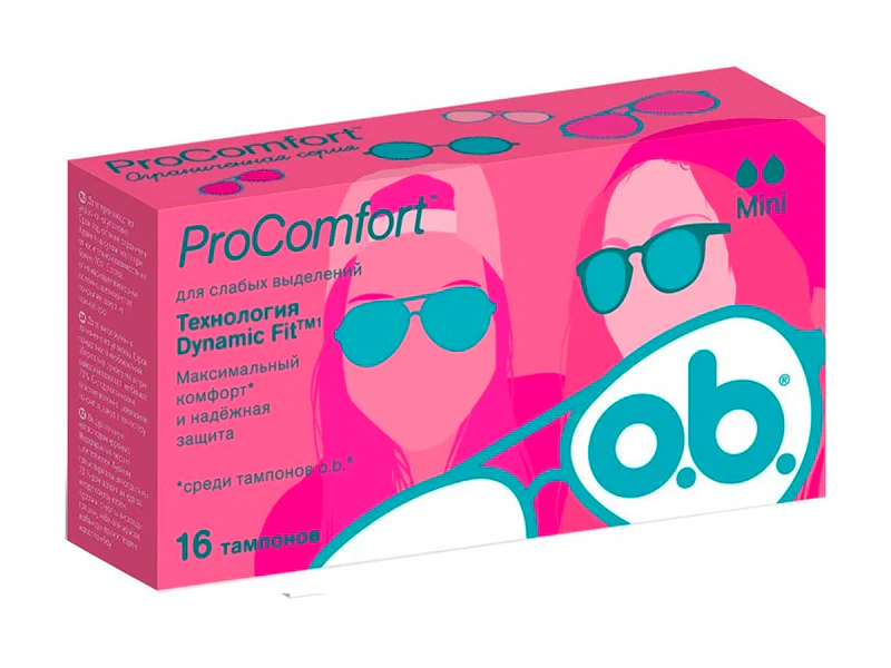 Тампоны OB Pro Comfort Mini N16 (8%)