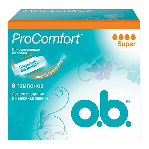 Tampoane OB Pro Comfort Super  N8 (8%)