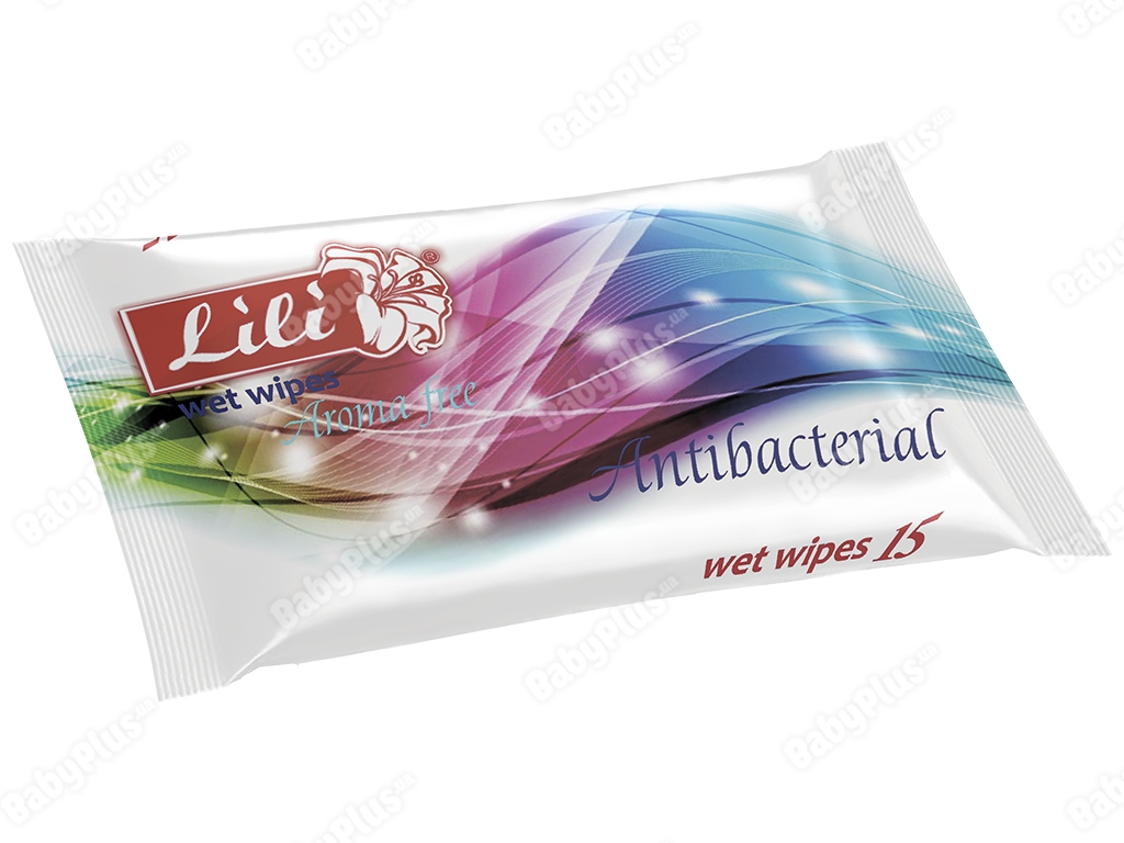 Șervețele umede LILI N15 Antibacteriene