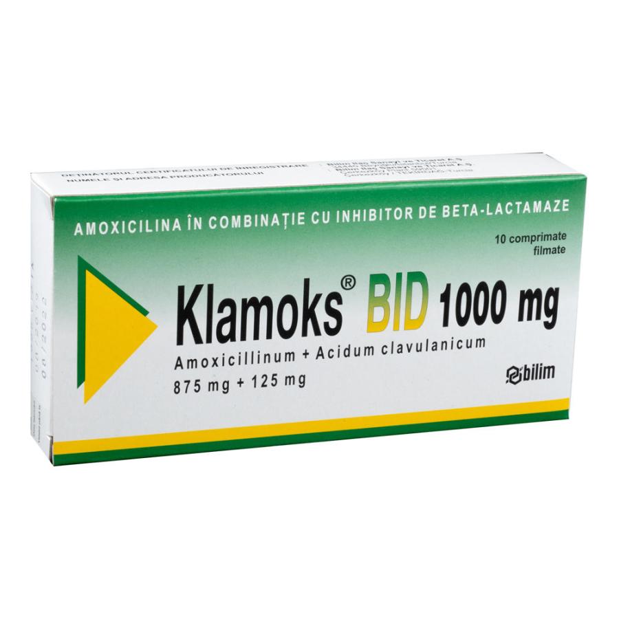 Klamoks BID (875mg+125mg) comprimate filmate N5x2 