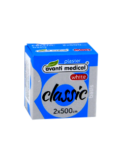 Пластырь 2,0 см x 5,0 м (рулон) Avanti Medical Classic (белый, упаковка картон)