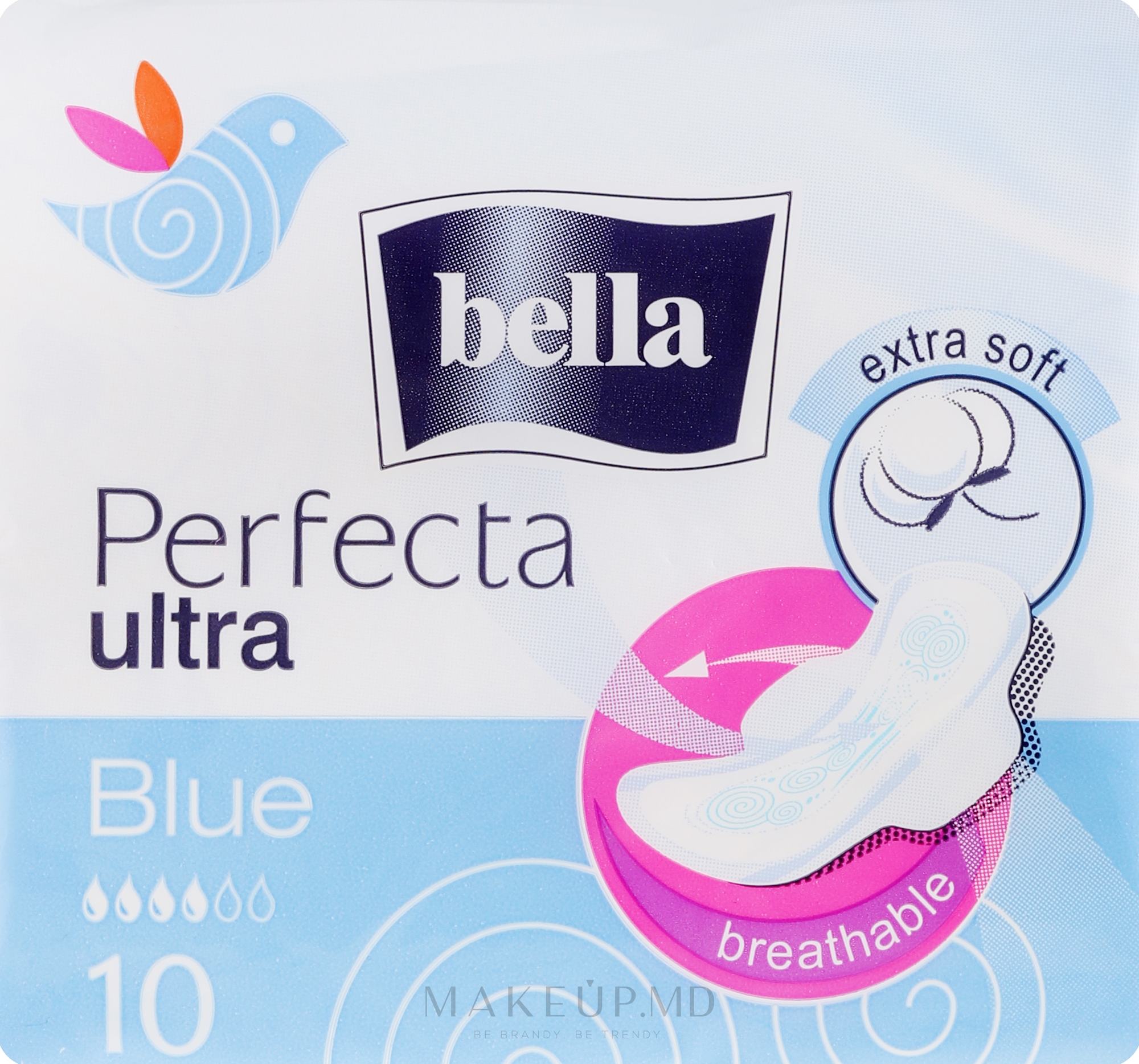 Прокладки BELLA Perfecta ultra Blue Extra Soft  N10 (*4)