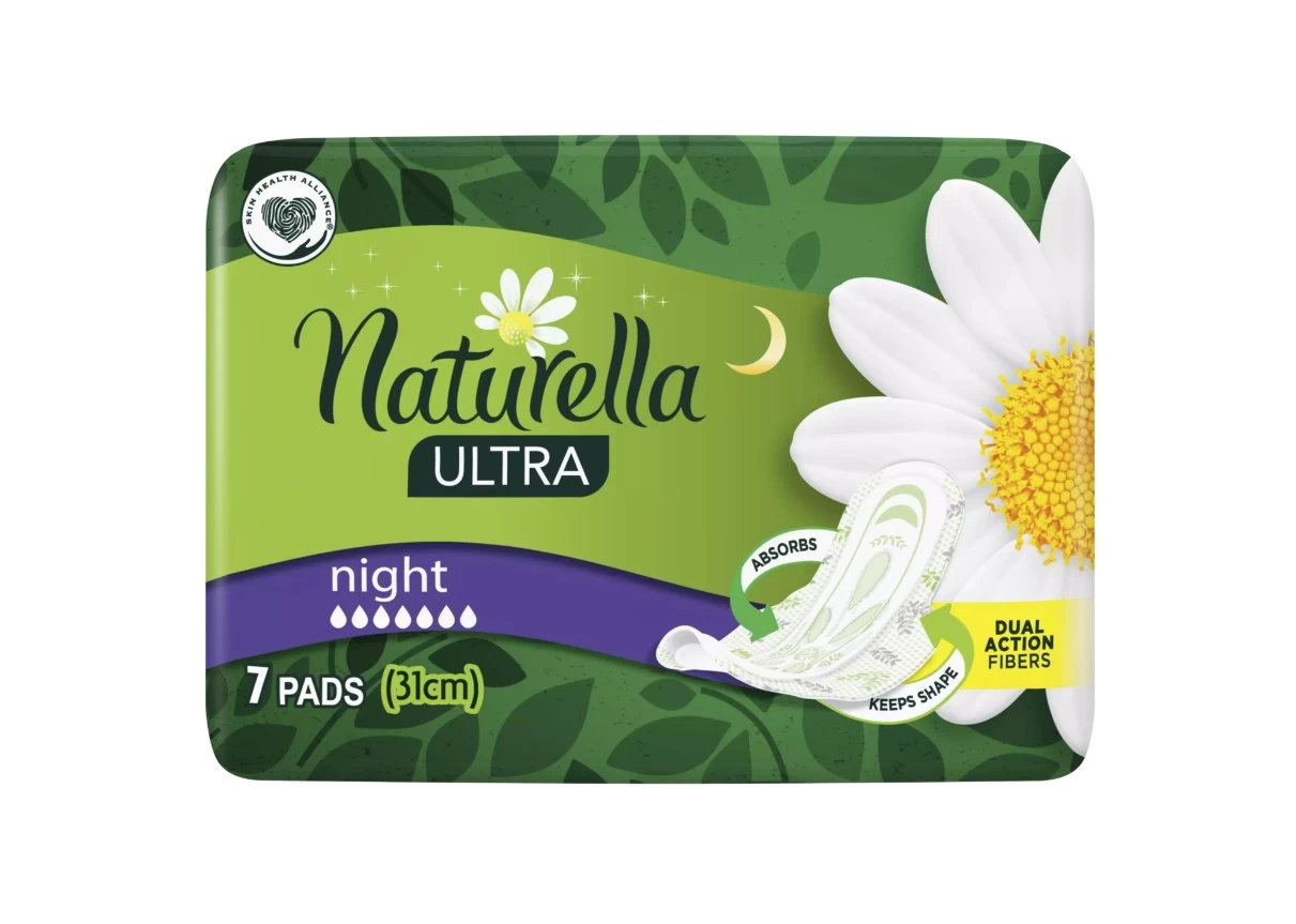 Прокладки NATURELLA Ultra Night N7 Chamomile (*6)  ( 8%)