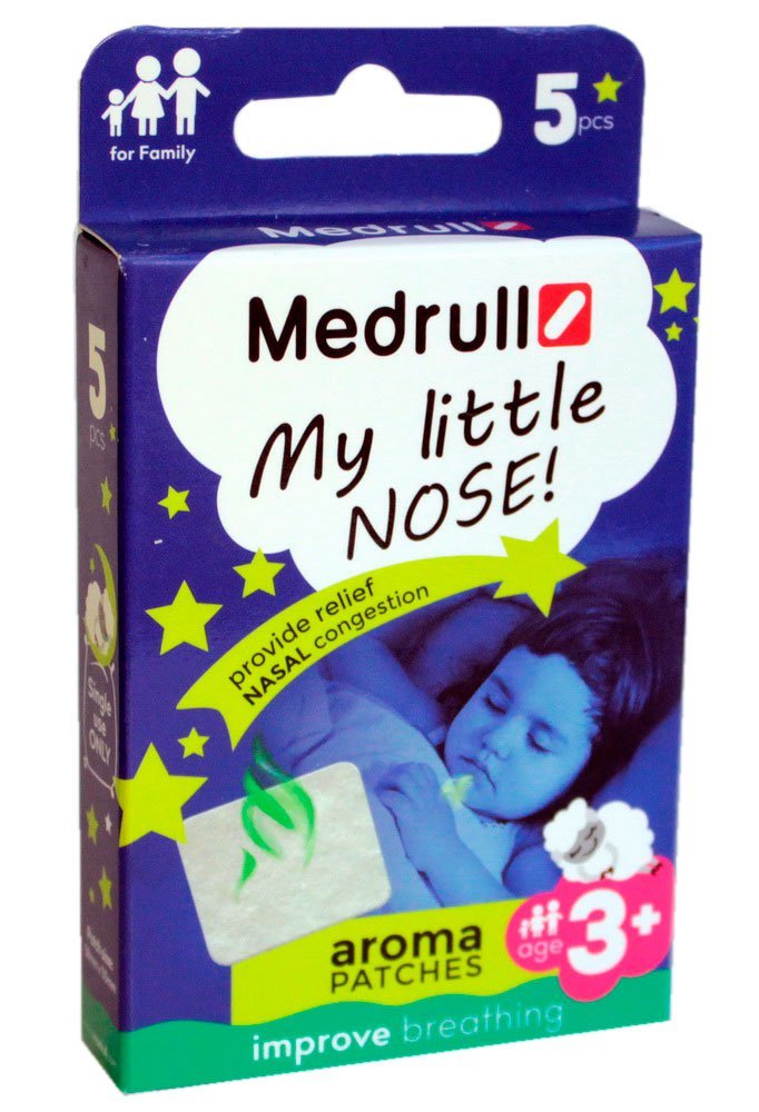 Emplastru Aroma Patches “My little Nose” N5 Medrull (pentru facilitarea respirației în timpul somnului)