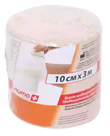 Эластичная повязка 3,0 м/10 см  Lauma