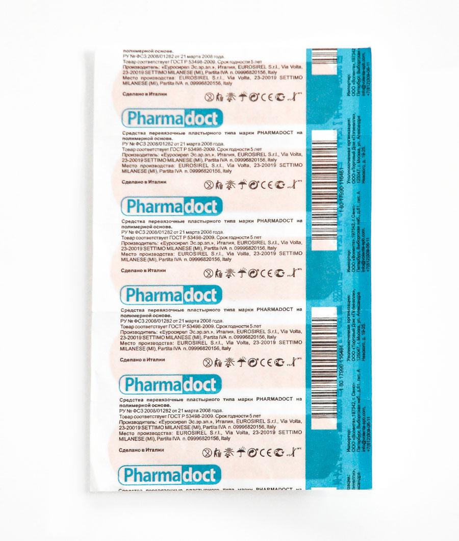 Пластырь PharmaDoct Антибактериальный N30 ассорти (110765)