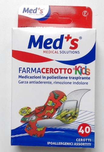 Emplastru pentru copii Med+s Kids Extraresistente asorti N40 Farmacerotto