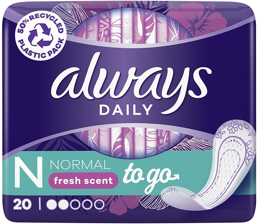 Absorbante ALWAYS Dailies Normal N20