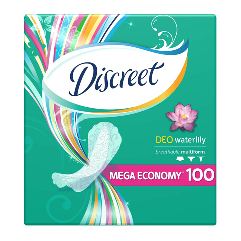 Absorbante Discreet Deo Waterlily N100