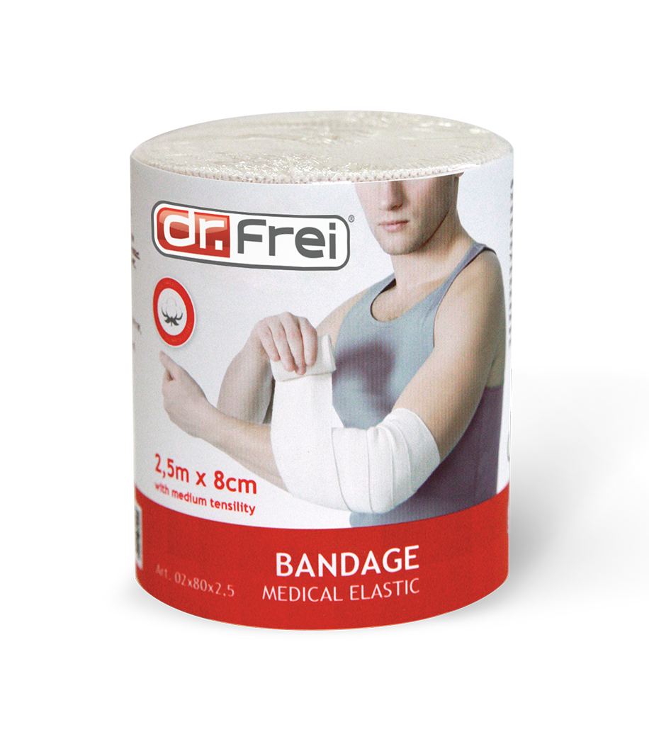 Bandaj elastic 3.0/ 8, elasticitate medie,  Dr.Frei