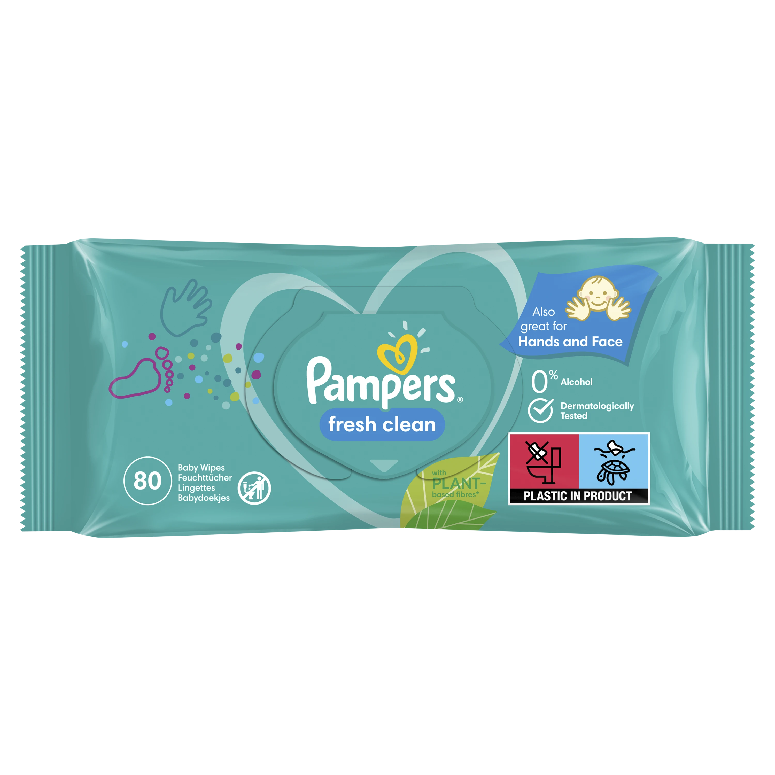 Влажные салфетки Pampers Fresh Clean, 80 шт