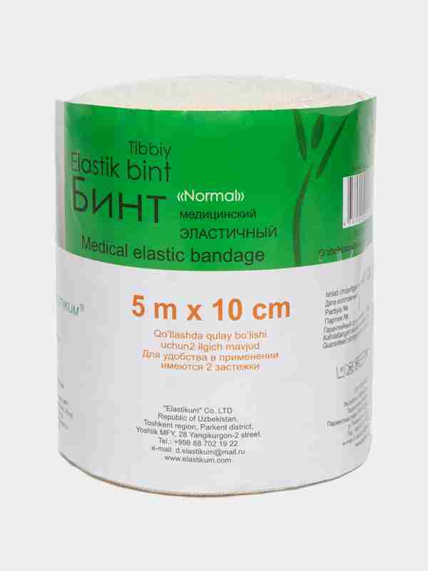Bandaj elastic 5.0m/10.0cm  Elastikum