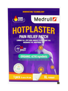 Пластырь перцовый 9 см х 14 см (эффект на 24 часа) HotPlaster Organic