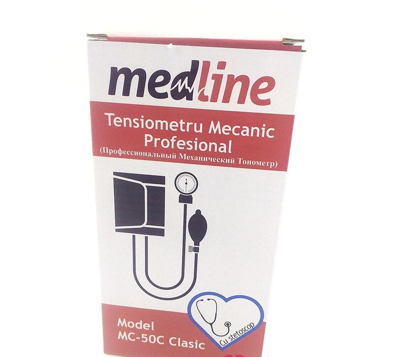 Tonometru mecanic MC-50A cu stetoscop, profesional  Medline