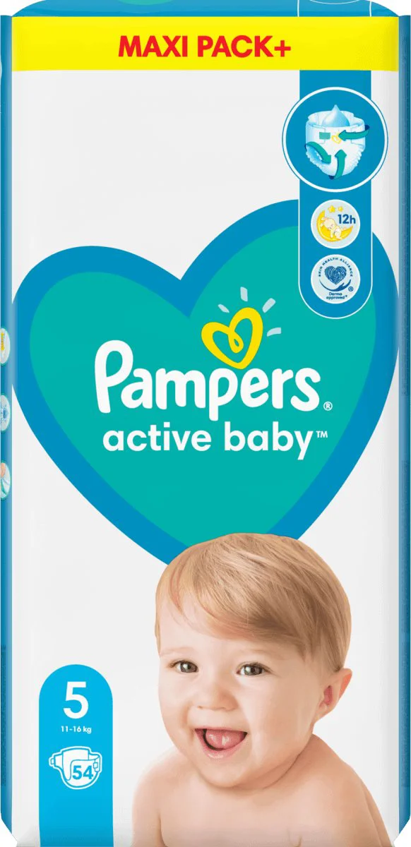Scutece Pampers Active Baby 5  (11-18kg)  N54 