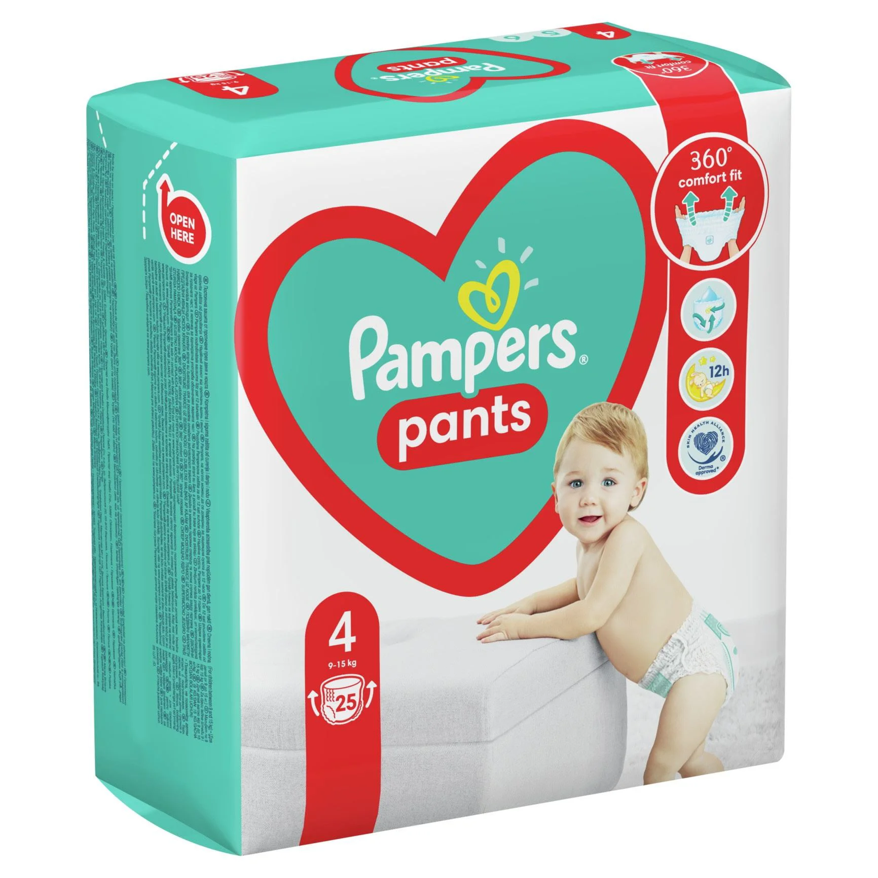 Трусики Pampers Pants 4  (9-15 кг), 25 шт