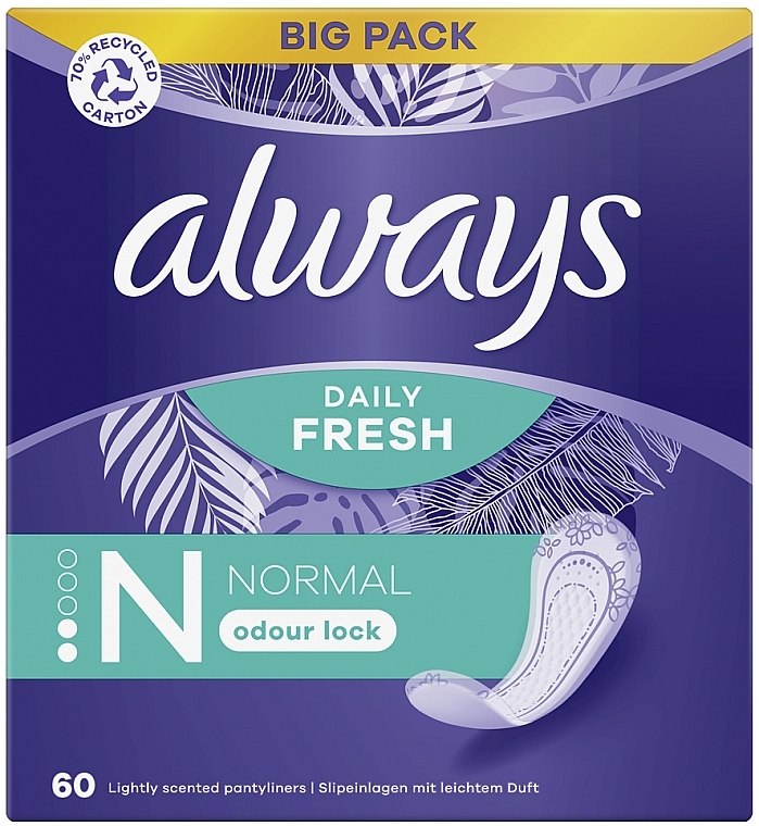 Absorbante zilnice ALWAYS  N60 Normal Fresh