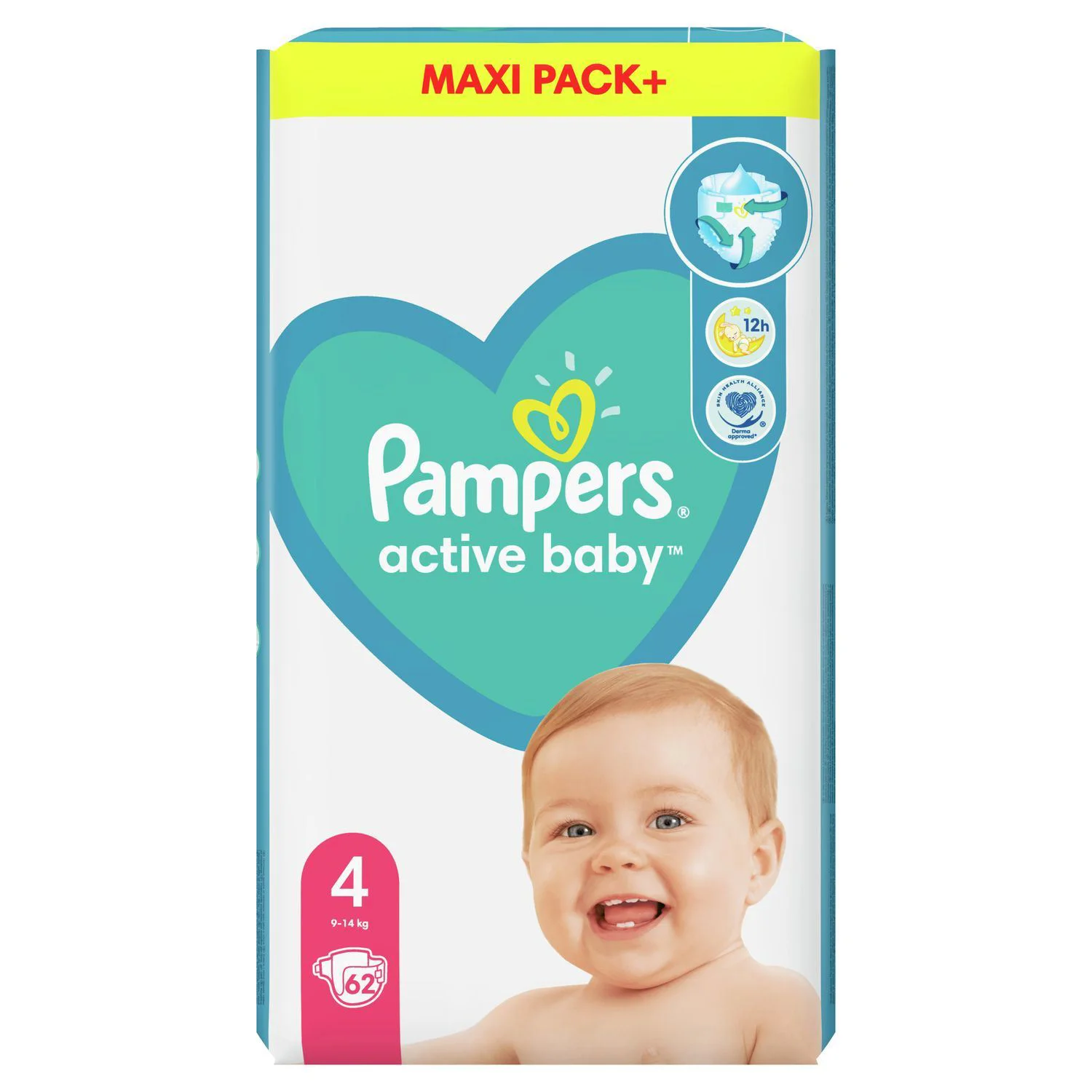 Scutece Pampers Mega Pack 4  (9-14kg) N62 