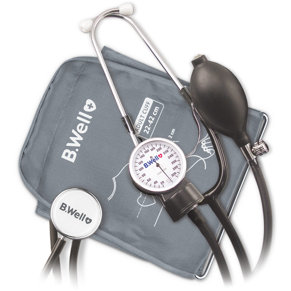 Tonometru mecanic MED-62 cu stetoscop B.Well 