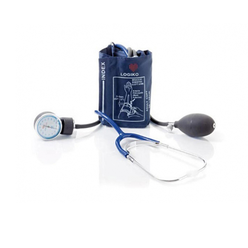 Tonometru mecanic cu stetoscop DM353A, albastru,  MORETTI