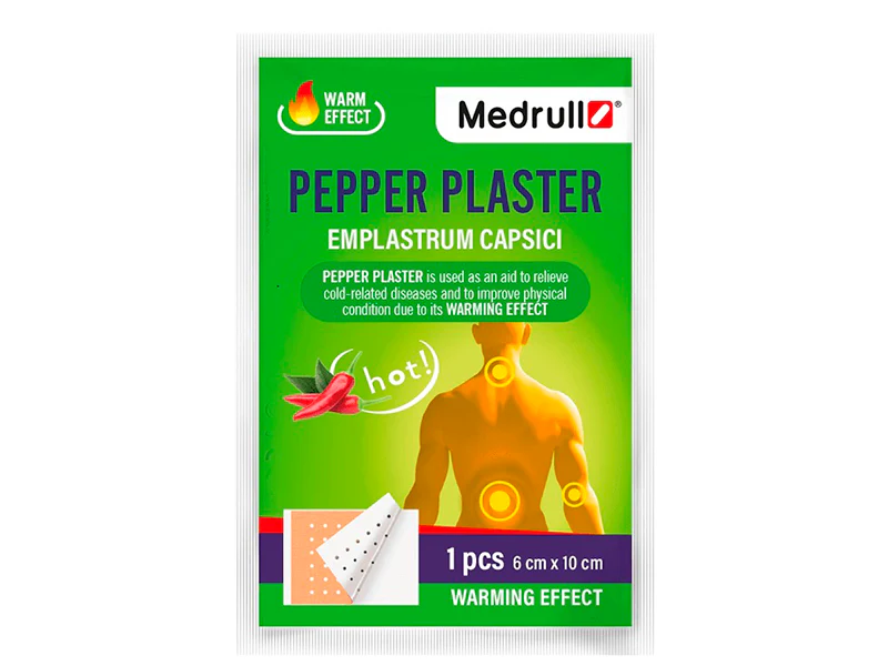 Emplastru Capsici 6 cm x 10cm  perforat Medrull N5