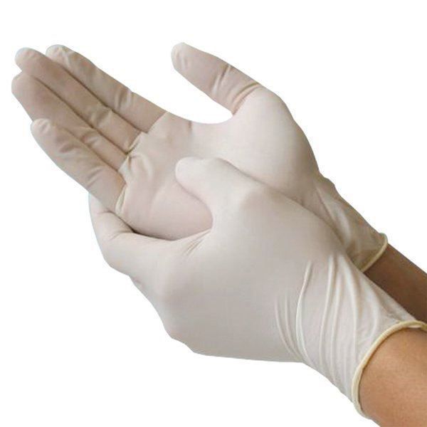 Mănuși nesterile Medic-Dent XL, latex, cu pudră, pentru examinare N1