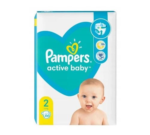 Scutece Pampers Active Baby 2  ( 4-8kg)  N66