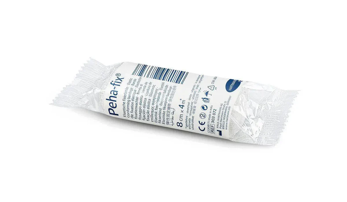 Эластичная повязка Peha-FIX, 8 см х 4 м,  Hartmann