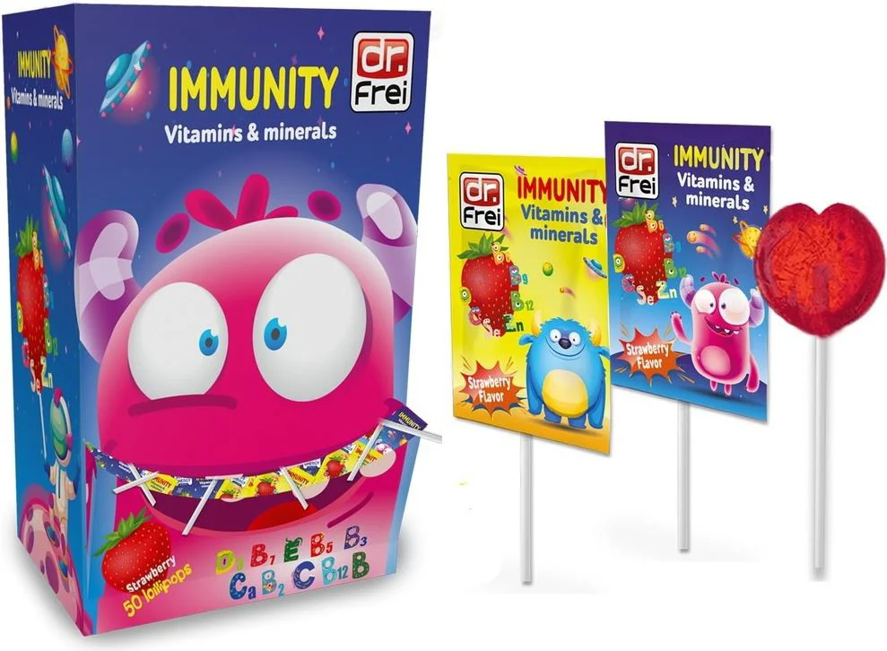Леденцы Immunity Lollipops 6 г,  SBA Dr.Frei N1