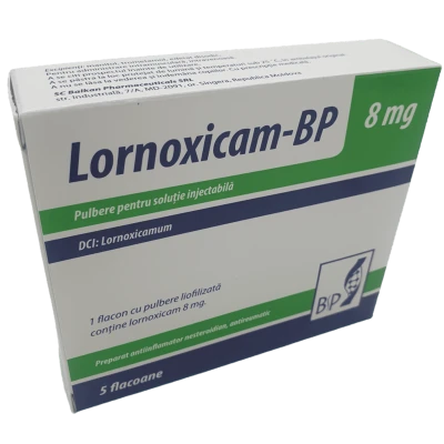 Lornoxicam-BP 8 mg pulbere pentru soluţie injectabilă N5