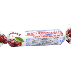 Acid ascorbic cu glucoză, Vișină,  comprimate   N10 BioZdraVit