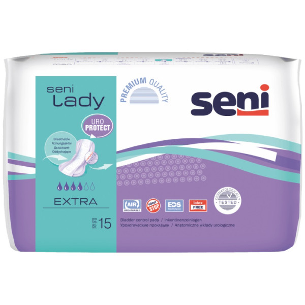 Прокладки урологические SENI Lady URO Protect Control Extra N15 (*4)