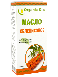 Облепиховое масло 200 мл,  Organic Oils