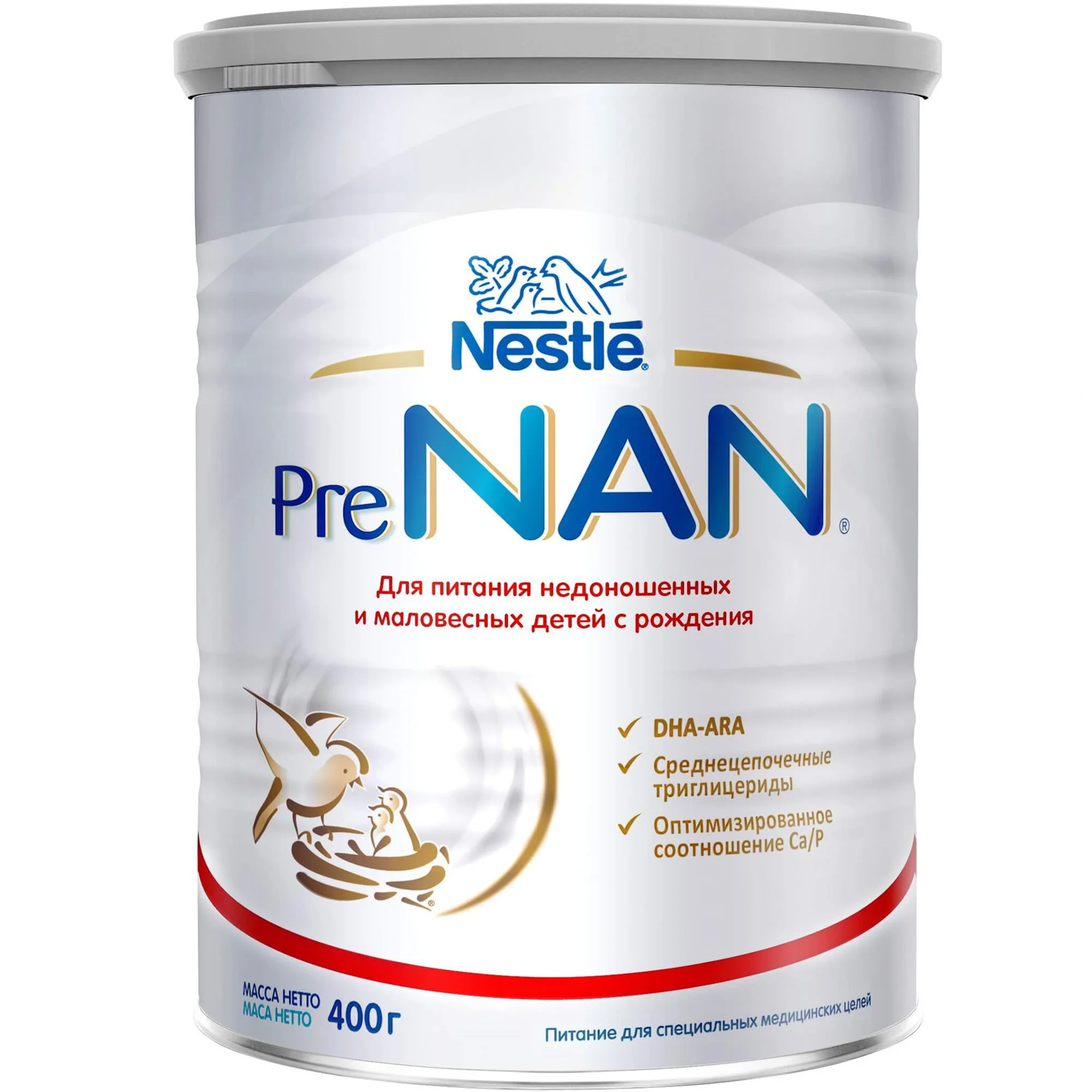 Молочная смесь Nestlé Pre NAN, с рождения, 400 г
