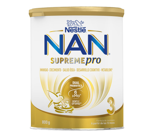 Nestlé NAN 3 Supreme, 800 г — молочная смесь для детей с 12 месяцев