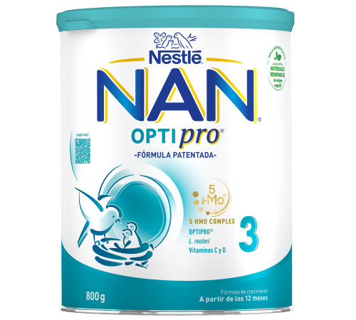 Детская молочная смесь Nestlé NAN 3 Optipro, с 12 месяцев, 800 г