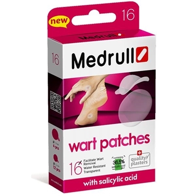 Пластырь от бородавок “Wart Patches” N16 (с салициловой кислотой) Medrull